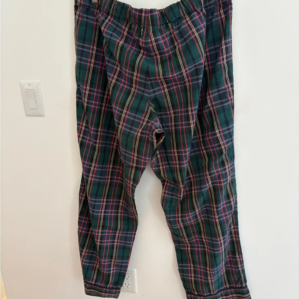 J. Crew plaid pajama pants XL